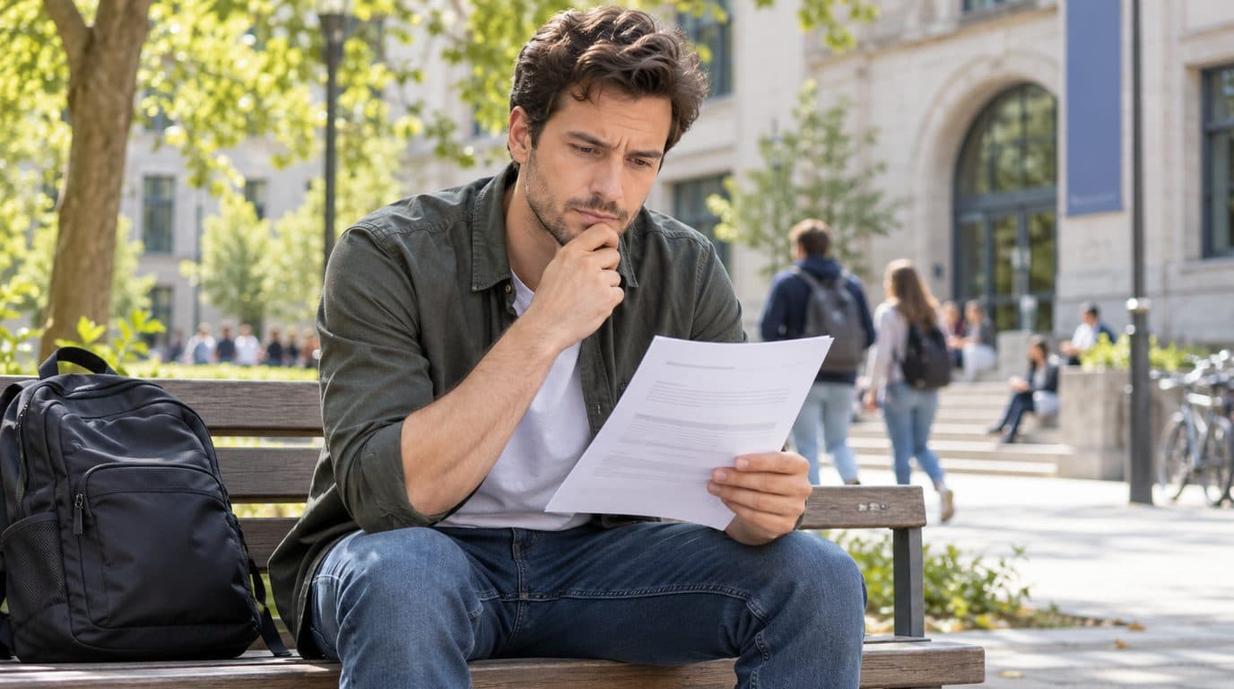 Student prüft die BAföG-Altersgrenze für seinen Ausbildungsbeginn