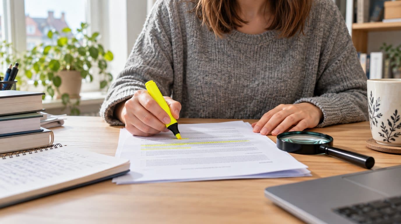 BAföG-Bescheid und Notizen auf einem Schreibtisch